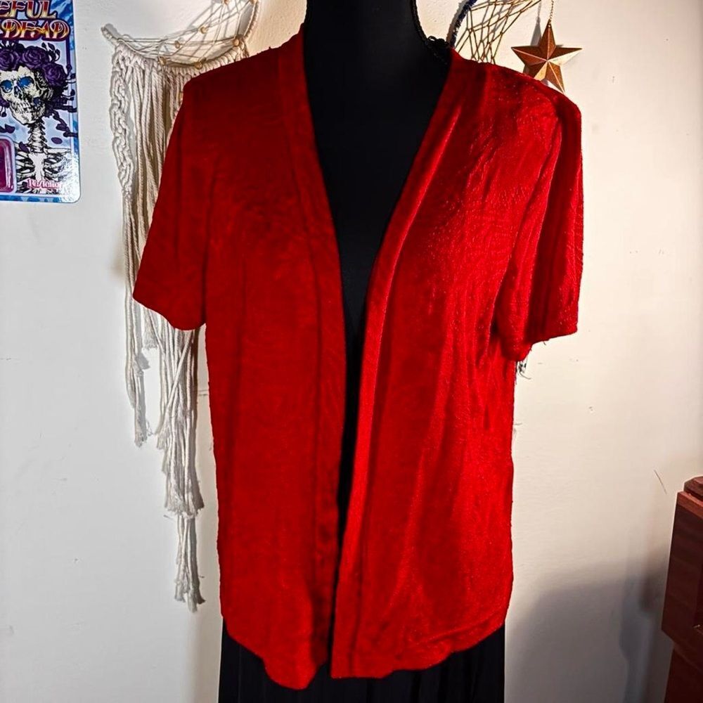 Enfocus Studio Scarlet Cardigan size large